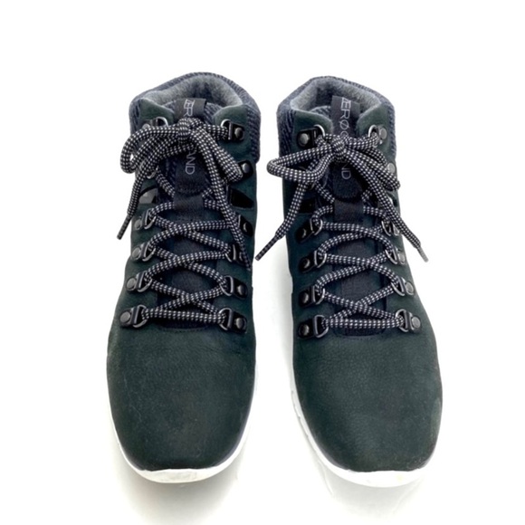 COLE Haan Zerogrand Nubuck Waterproof Sneaker Hiker Boots Black Size10 #W17873 - Picture 2 of 9